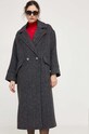 Пальто с шерстью Answear.LAB 54329.TWK чёрный WZ23