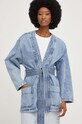 Answear Lab kurtka jeansowa 6403.db niebieski WZ23