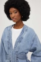 Answear Lab kurtka jeansowa niebieski 6403.db