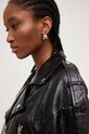 Answear Lab geaca ramones X limited collection NO SHAME negru y22033.ih