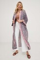 Answear Lab kimono jedwabne KIM6.HWK niebieski WZ23