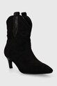 Answear Lab cizme 9859.IW negru WZ23