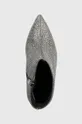 srebrny Answear Lab botki