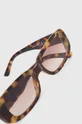 brązowy Answear Lab okulary przeciwsłoneczne X kolekcja limitowana BE SHERO