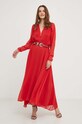 Кожаный ремень Answear.LAB красный B.ITKK