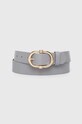 Answear Lab curea de piele gri LD2007.hd