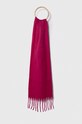 Answear Lab szalik z wełną tkanina różowy scarf10.cd