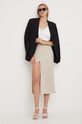 Answear.LAB spódnica 8073.db beżowy WZ23