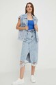 Answear Lab spódnica jeansowa wz23.sdd01s.db niebieski WZ23