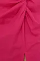 roza Lanena suknja Answear Lab
