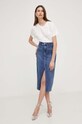 Answear Lab spódnica jeansowa rd7249.FWK niebieski WZ23