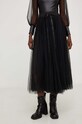 Answear Lab fustă x limited collection NO SHAME ck08077.3.fkk negru WZ23