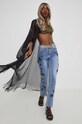 Answear Lab jeansy X kolekcja limitowana BE SHERO g97.KK niebieski WZ23