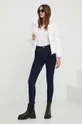 Τζιν παντελόνι Answear Lab X limited collection NO SHAME σκούρο μπλε