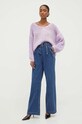 Answear Lab jeansy JD476X.fh niebieski WZ23