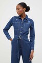 Answear Lab kombinezon jeansowy granatowy 24461.TWK