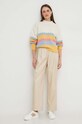Answear.LAB spodnie 15055.tjs beżowy WZ23
