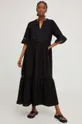 Бавовняна сукня Answear Lab чорний