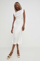 Answear Lab rochie de matase 82626V39V2290.1KK alb WZ23