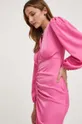 roza Obleka Answear Lab