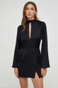 czarny Answear Lab sukienka X kolekcja limitowana NO SHAME