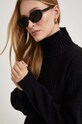 Answear Lab rochie de cașmir cjf2303..FKK negru