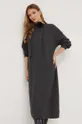 Μάλλινο φόρεμα Answear Lab 50% Κασμίρι, 50% Μαλλί