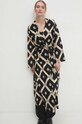 Answear Lab kimono bawełniane MI437.HWK czarny WZ23