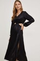 Answear Lab rochie negru 12r579.FKK