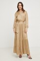 Answear Lab sukienka 55320.iw złoty WZ23