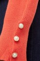 Pulover Answear.LAB QED2864.ORANGE.gdb oranžna