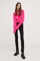 Answear Lab pulover de lana X limited collection NO SHAME 7190.fdb roz WZ23