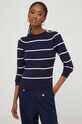 Answear Lab sweter 8027.idb granatowy WZ23