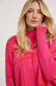 Светр з домішкою вовни Answear.LAB рожевий 2387.FWK