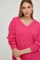 rózsaszín Answear Lab pulóver