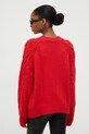 Odzież Answear Lab sweter z wełną 30063.TWK czerwony