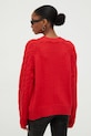 Odzież Answear Lab sweter z wełną 30063.TWK czerwony