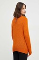 Odzież Answear Lab sweter z wełną musz.TWK pomarańczowy