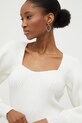 Answear Lab sweter z wełną 3783.FKK biały WZ23