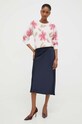 Answear Lab pulover de lana p832.FKK alb WZ23