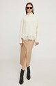 Answear Lab sweter z wełną YHC7807.HWK beżowy WZ23