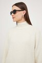 Answear Lab sweter z wełną beżowy YHC7807.HWK