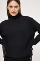 czarny Answear Lab sweter z wełną