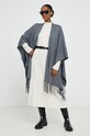 Answear Lab poncho 13275.HWK szary WZ23