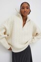 Answear Lab sweter 1222.th beżowy WZ23