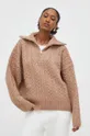 brązowy Answear Lab sweter