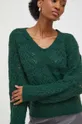 zöld Answear Lab gyapjú pulóver