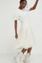Μπλουζάκι Answear Lab X limited collection BE SHERO λευκό