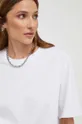 biały Answear Lab t-shirt bawełniany X kolekcja limitowana NO SHAME