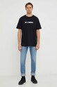 Answear Lab t-shirt bawełniany czarny WZ23.TSD07J